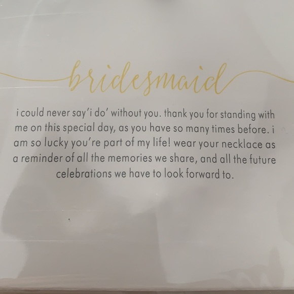 LOT Bridesmaid Necklace Gift (brand new) + 2 flower girl - Picture 3 of 6